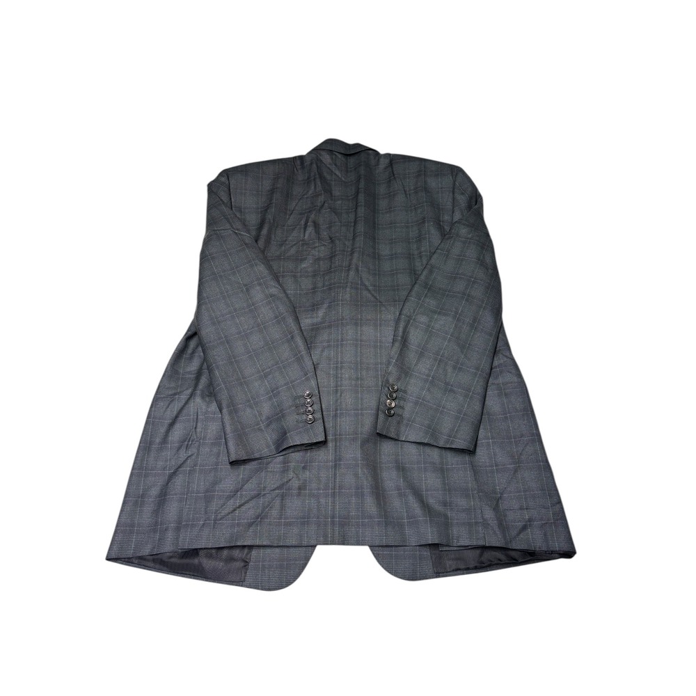 Canali x Su Misura Wool Plaid Windownpane Blazer Jacket Mens Italy Made 44L - Picture 11 of 15